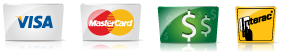 visa mastercard cash interac